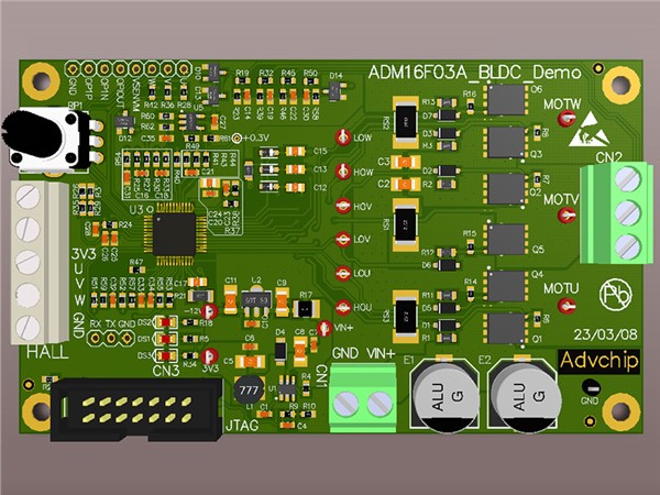 ADM16F03A电机驱动DEMO板